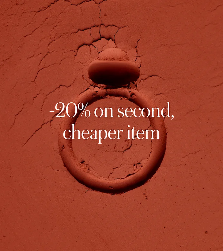 -20 % on every second, cheaper item